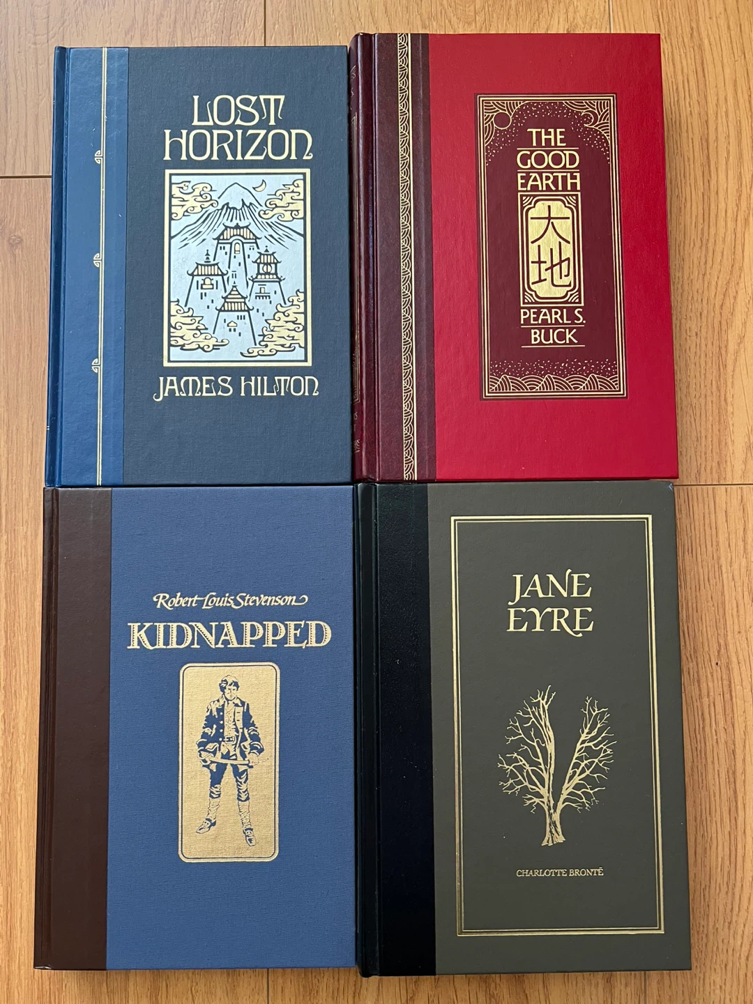Hardcover Classic Novels: Jane Eyre, Kidnapped, and more