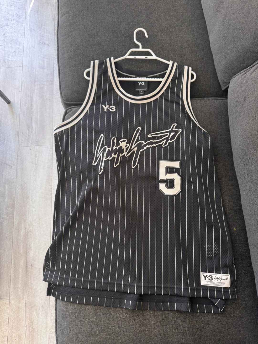 Y-3 Adidas Yohji Yamamoto Basketball Jersey Size L/G