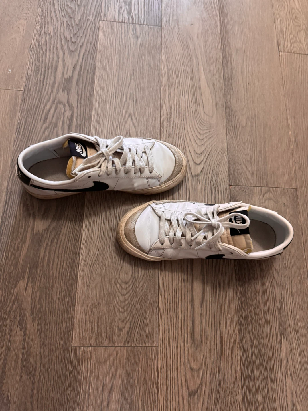 Nike Blazer Low Shoes White Black - photo 3