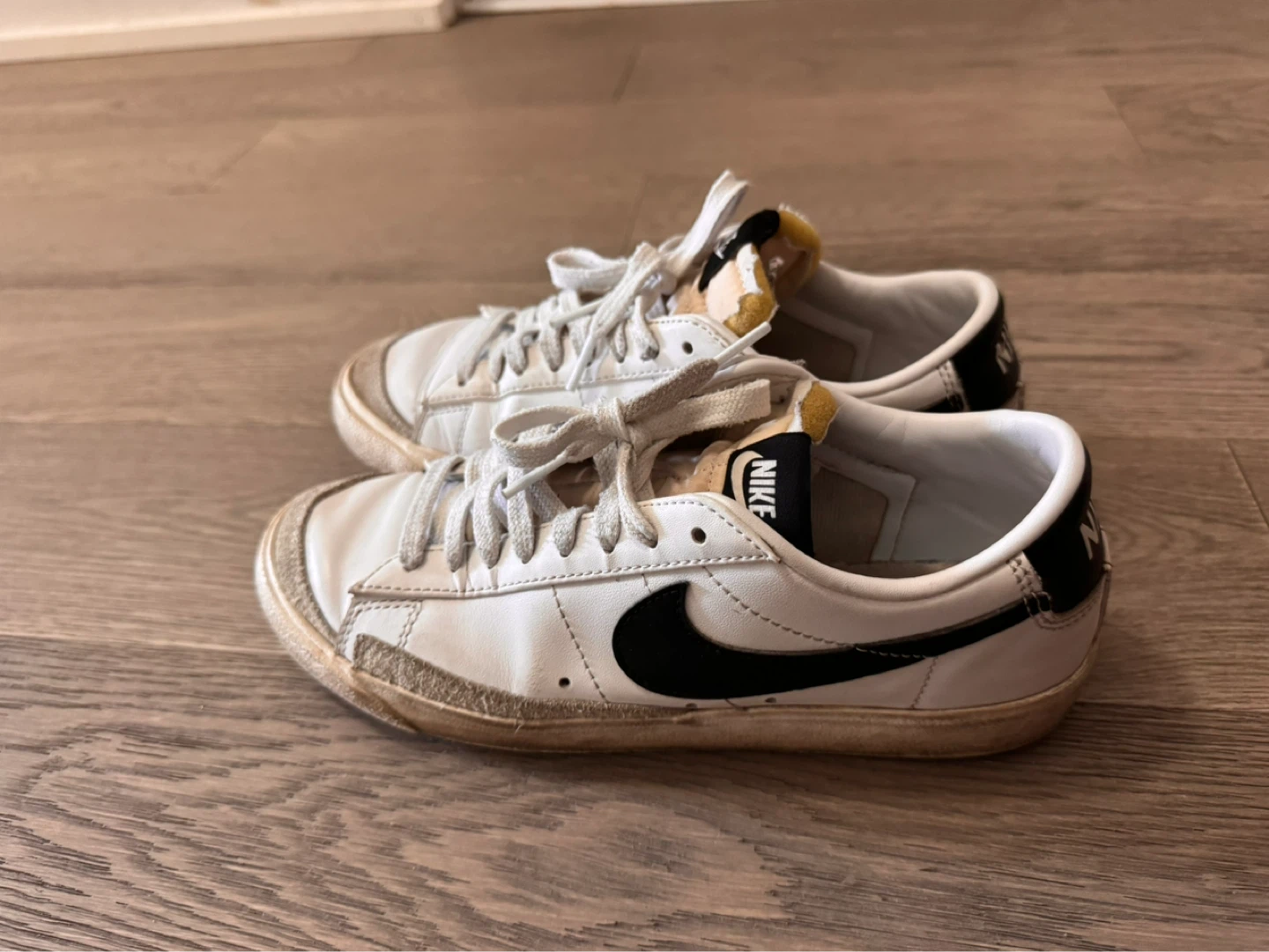 Nike Blazer Low Shoes White Black - photo 4