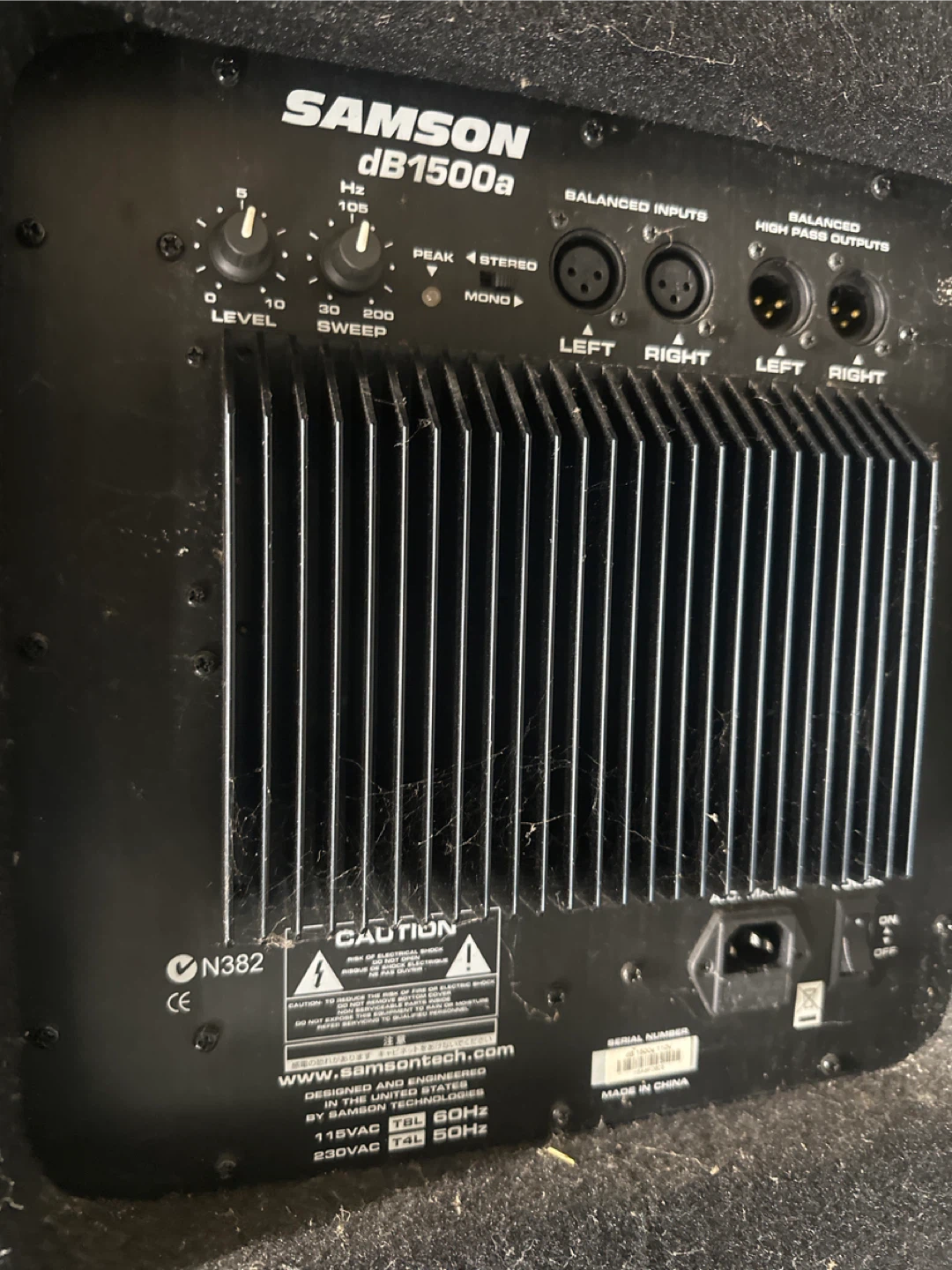 Samson dB1500a Subwoofer Speaker