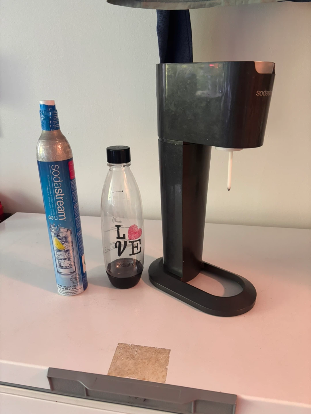 SodaStream Soda Maker with CO2 Cylinder and Bottle