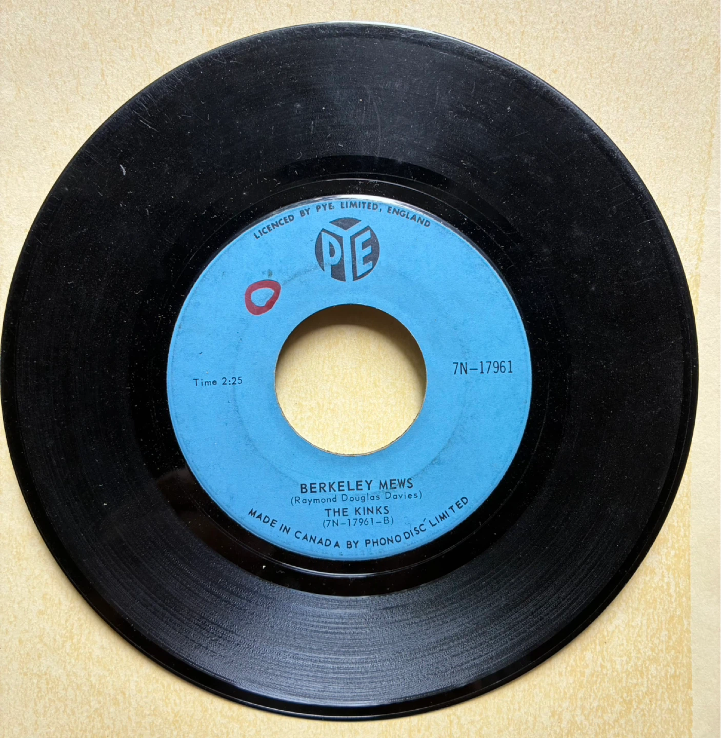 The Kinks – Lola 45 record Lp vinyl single Pye 1970 rock Canada - photo 2