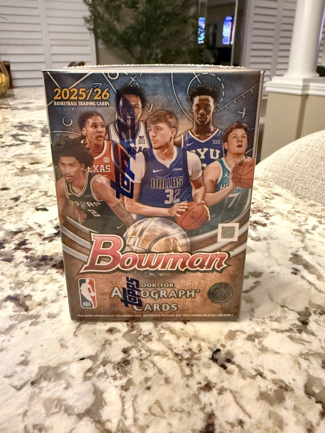 2025/26 Bowman Basketball Trading Cards Box