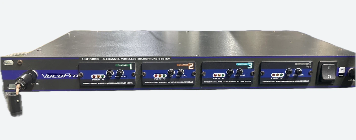 UHF-5800 4channel wireless microphone System