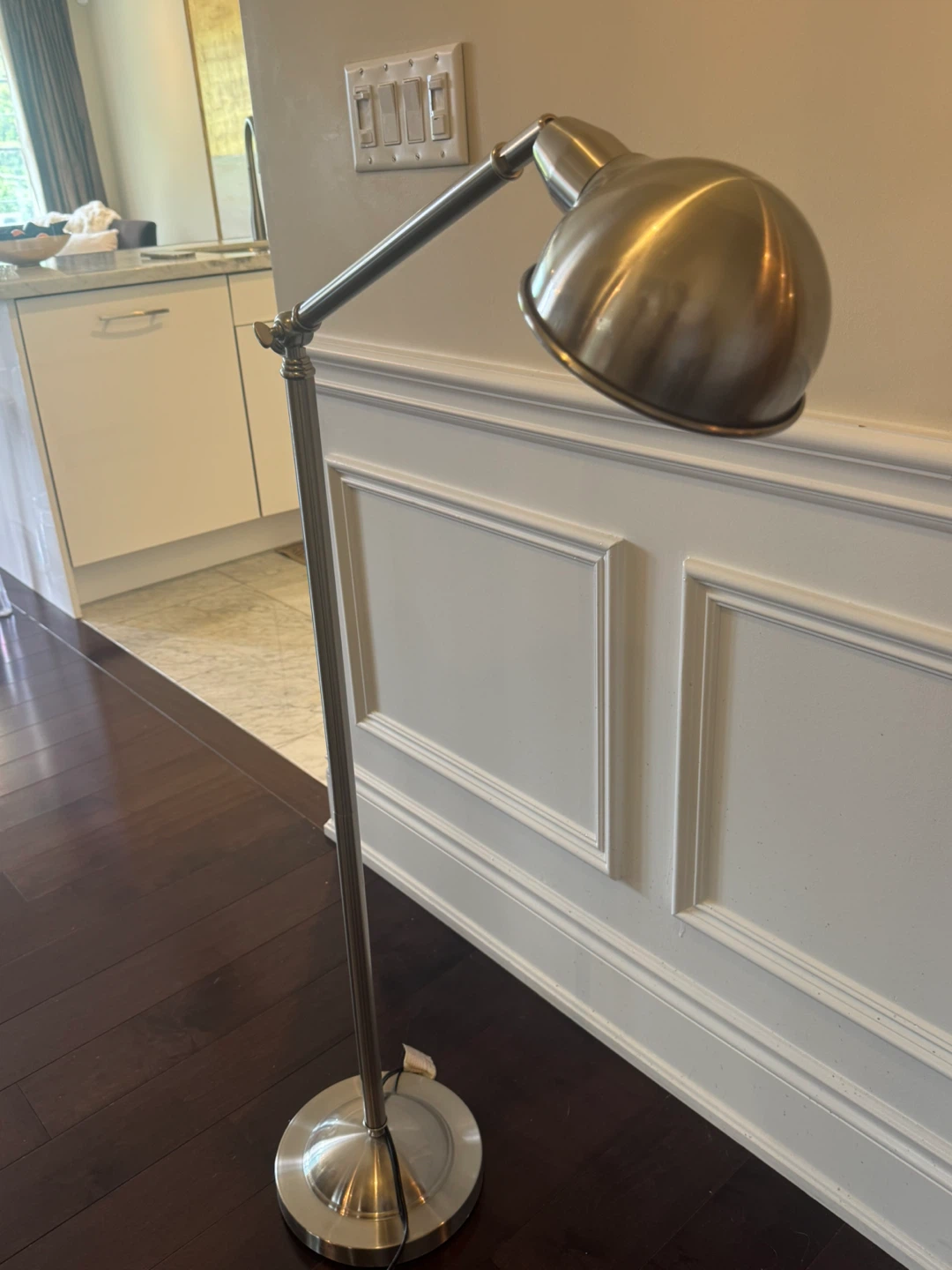 Adjustable Floor Lamp - Brushed Nickel - photo 2