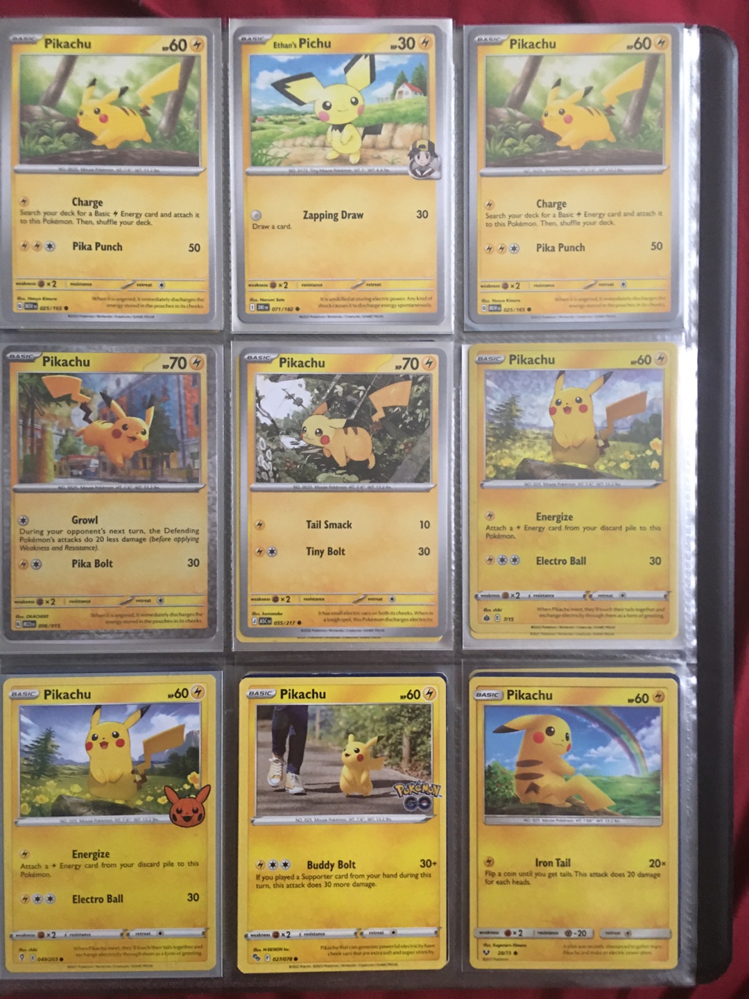 Collection of Pikachu Pokémon Trading Cards - photo 2