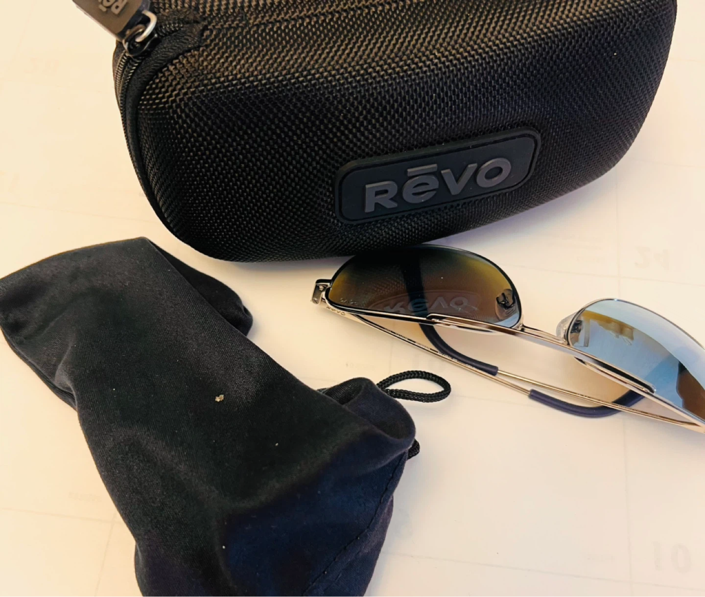 Revo Sunglasses with Case and Pouch - photo 3