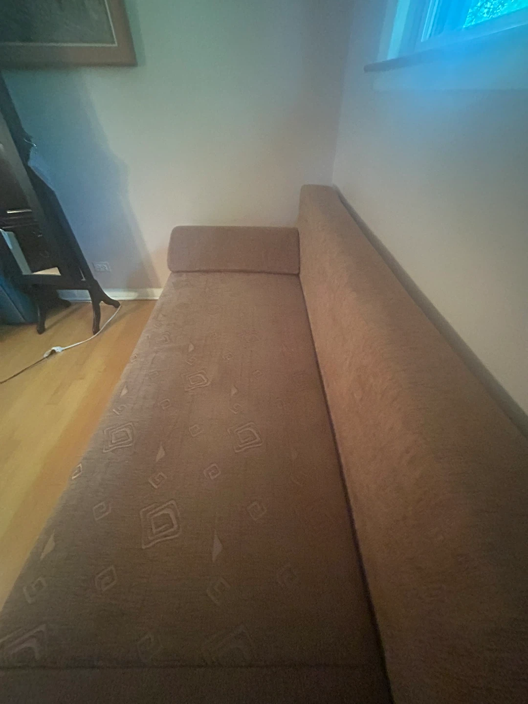 Brown Sofa Bed with Storage - photo 4