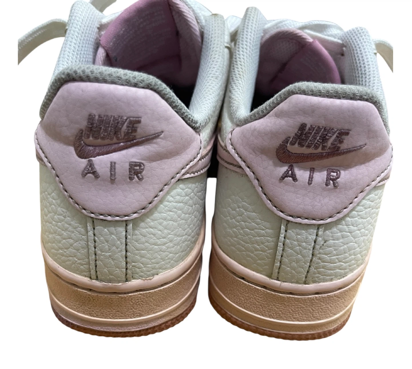 Nike Air Force 1 Low White Pink Youth Sneakers - photo 3