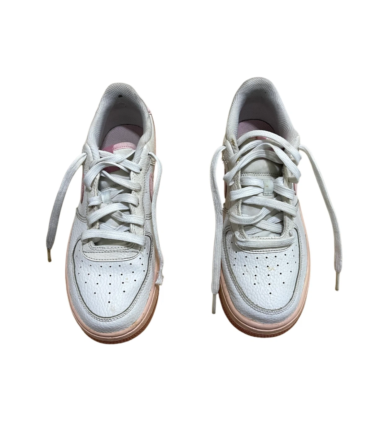 Nike Air Force 1 Low White Pink Youth Sneakers