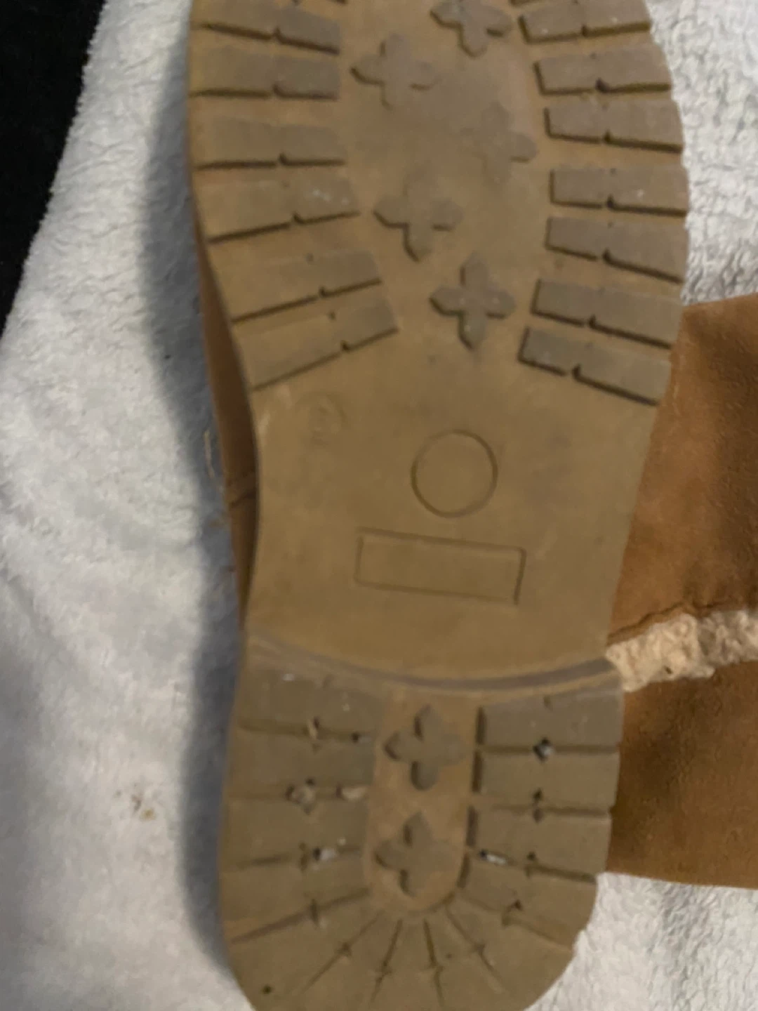 Brown Faux Suede Shearling Lined Boots - photo 2