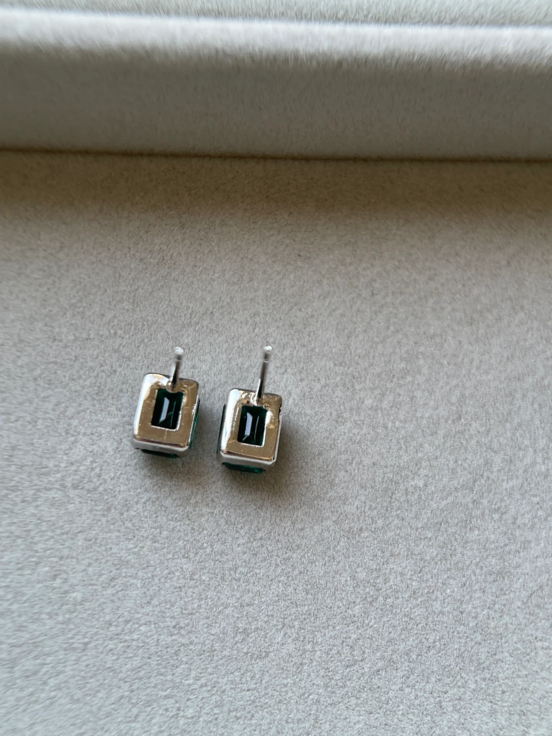 Emerald Cut Stud Earrings - photo 4