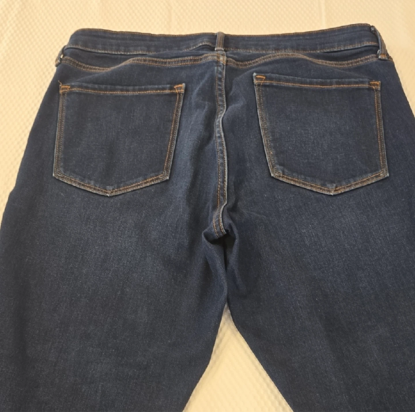 Old Navy Women's Dark Wash Mid Rise Slim Jeans size 12 Long - photo 5