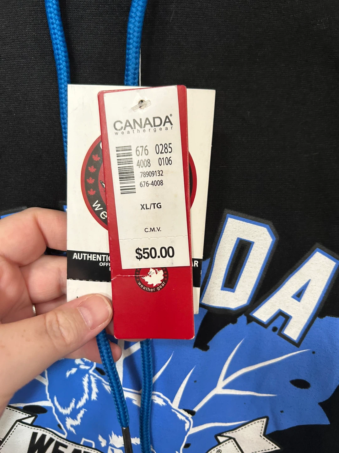 Canada Weather Gear Black Hoodie XL/TG - photo 3