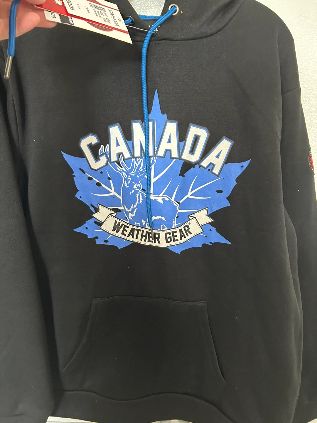 Canada Weather Gear Black Hoodie XL/TG - photo 2