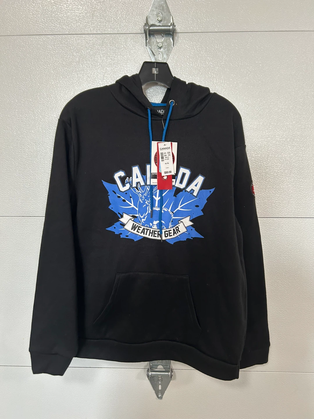 Canada Weather Gear Black Hoodie XL/TG