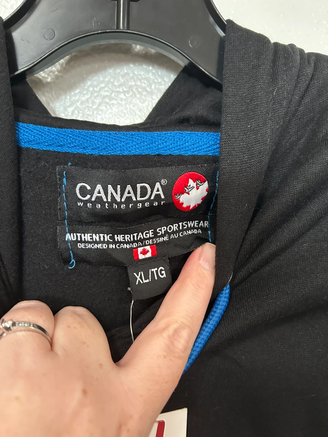 Canada Weather Gear Black Hoodie XL/TG - photo 5