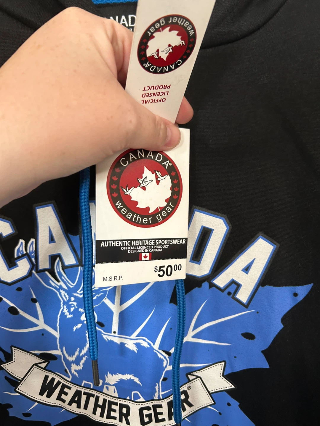 Canada Weather Gear Black Hoodie XL/TG - photo 4