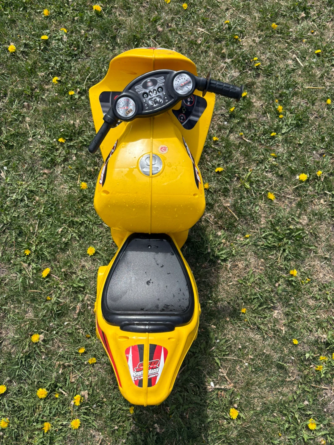 Yellow "Winner" Ride-On Motorcycle - photo 4