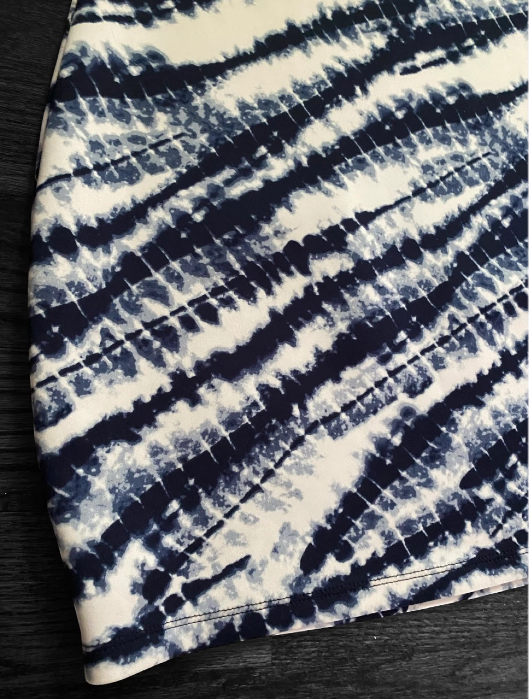 Dynamite Blue and White Tie-Dye  Dress Size M - photo 4