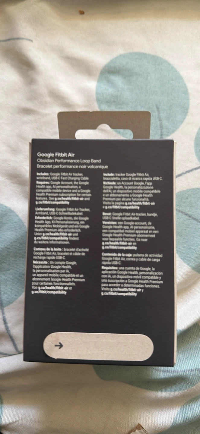 Google Fitbit Air Obsidian Performance Loop Band - photo 2