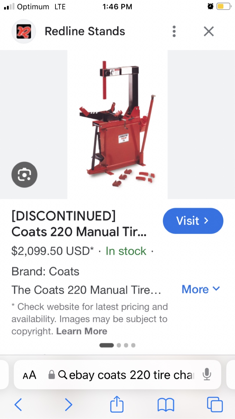 Coats 220 Manual Tire Changer - photo 4