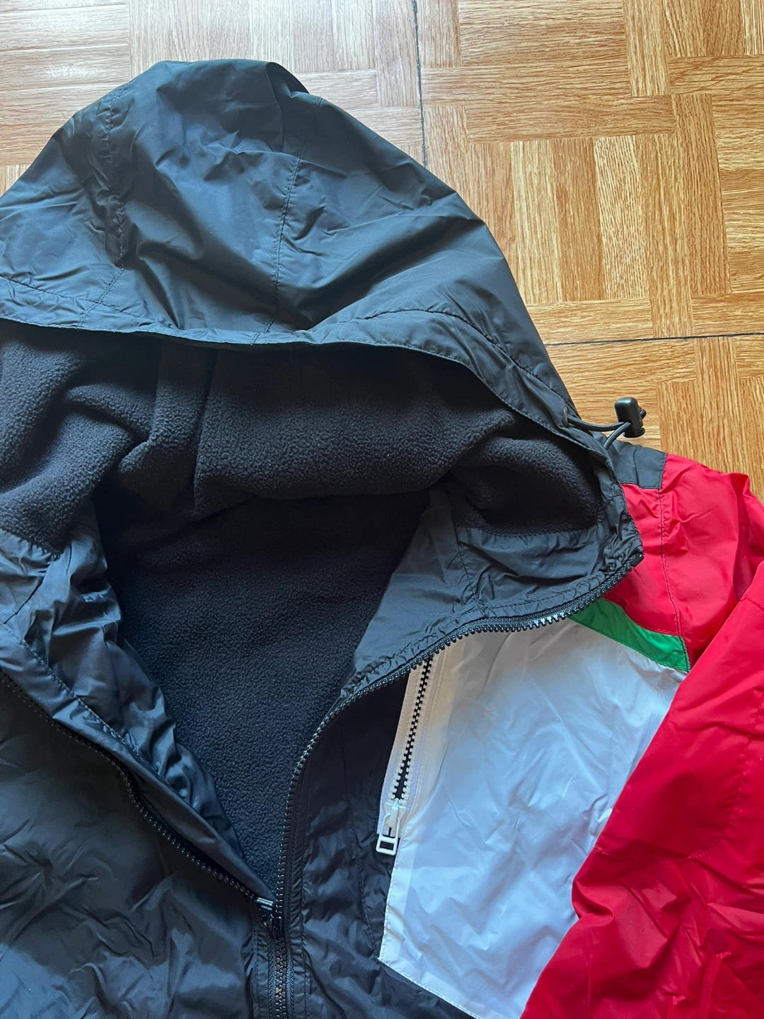 Black Scale Cotton Windbreaker - size L - photo 5