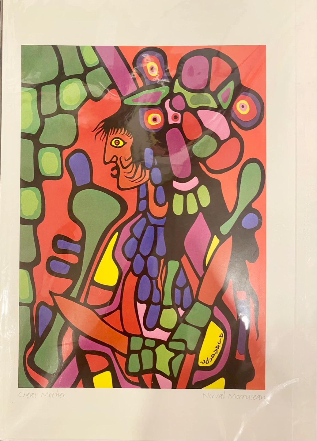 “Great Mother" print by Ojibway artist Norval Morrisseau