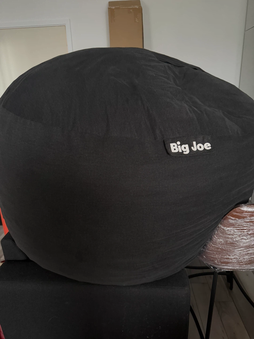 Big Joe Large Fuf Bean Bag Chair Black
