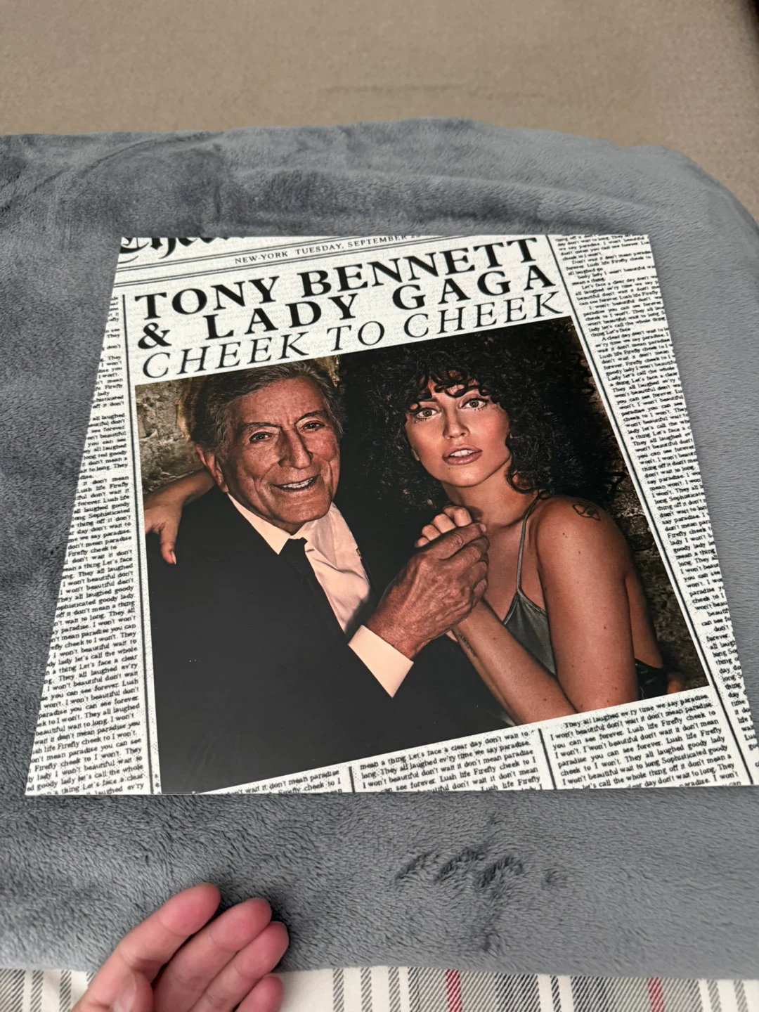 Tony Bennett & Lady Gaga "Cheek to Cheek" Vinyl Record