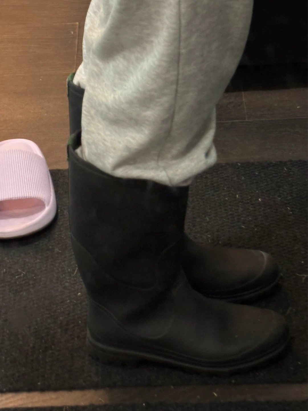 Kamik Black Rubber Rain Boots - photo 4