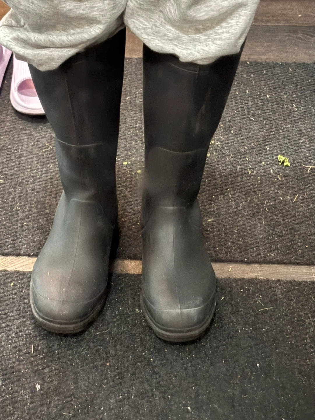 Kamik Black Rubber Rain Boots - photo 3
