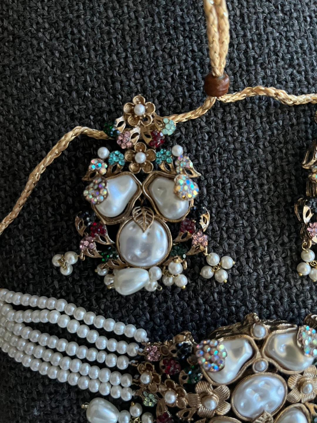 Choker Necklace and Earrings Set - photo 4