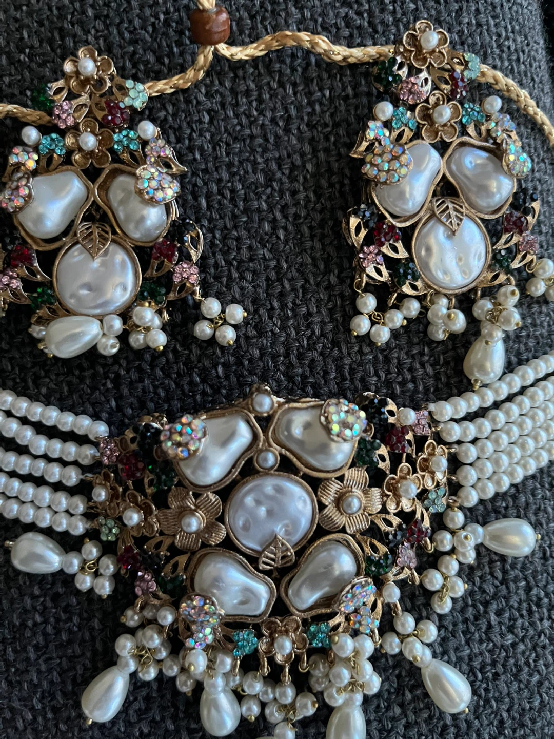 Choker Necklace and Earrings Set - photo 3