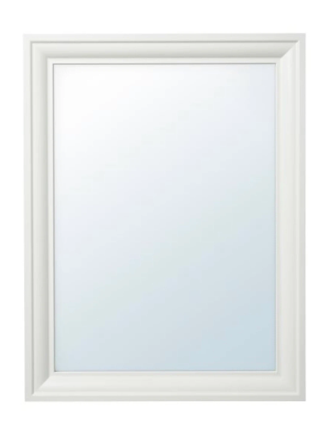 White Framed Mirror