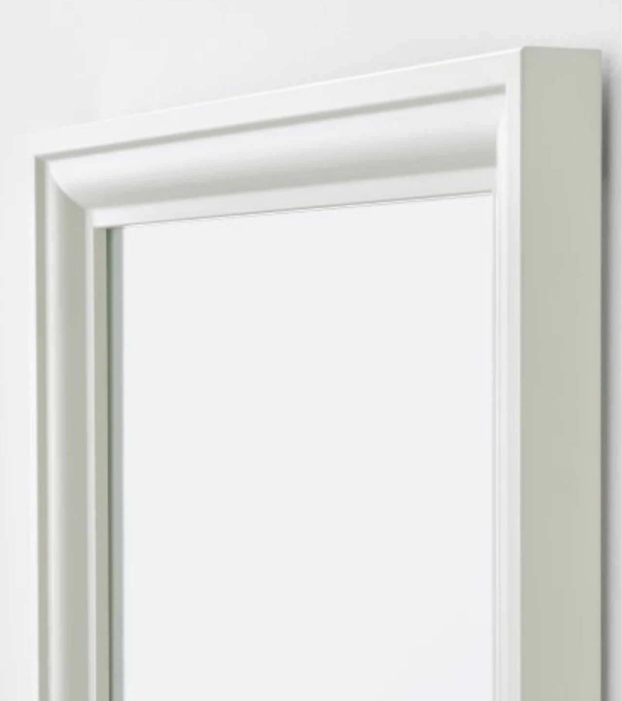 White Framed Mirror - photo 2