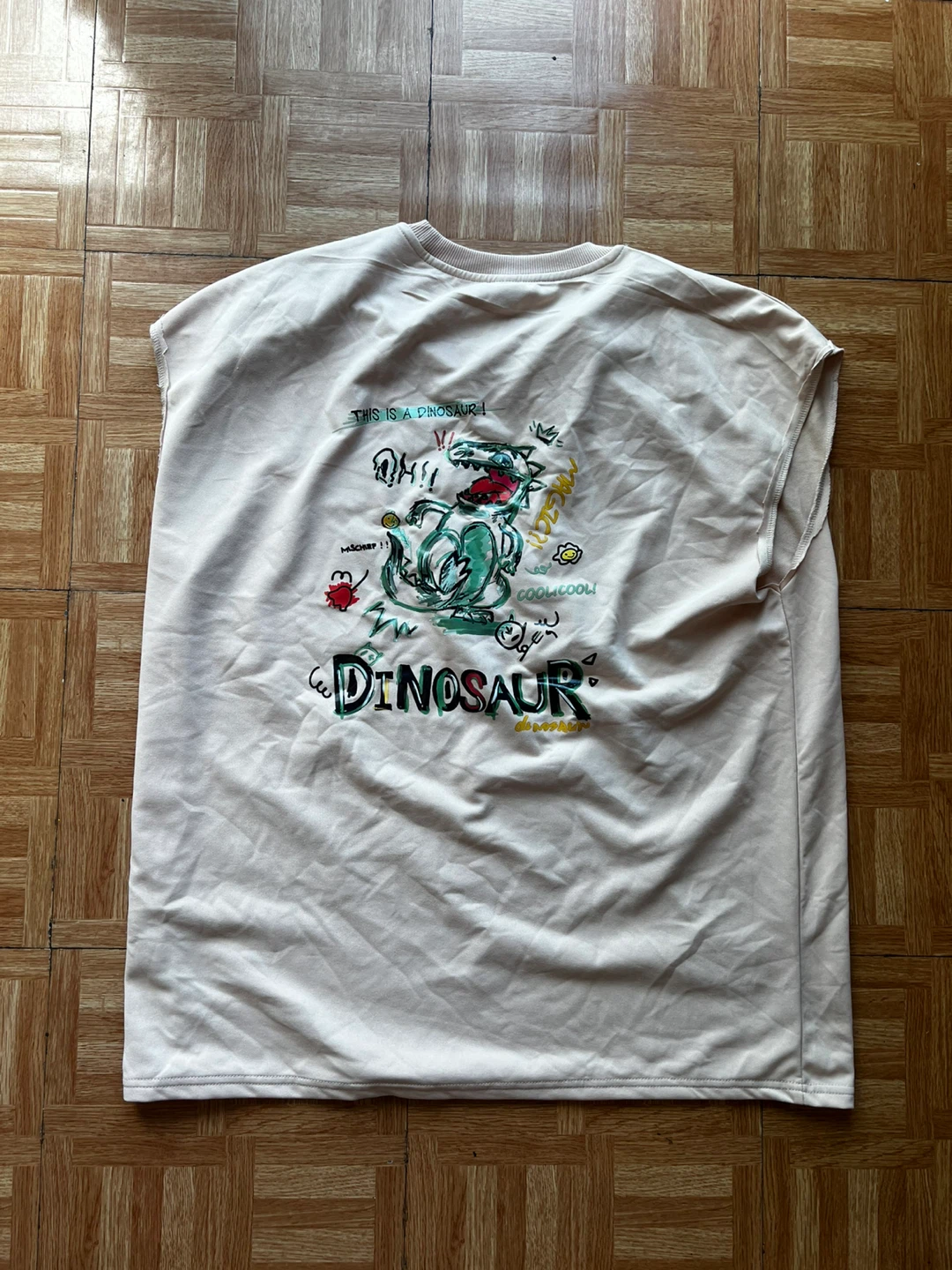Dinosaur Graphic Sleeveless Shirt XXL - photo 3