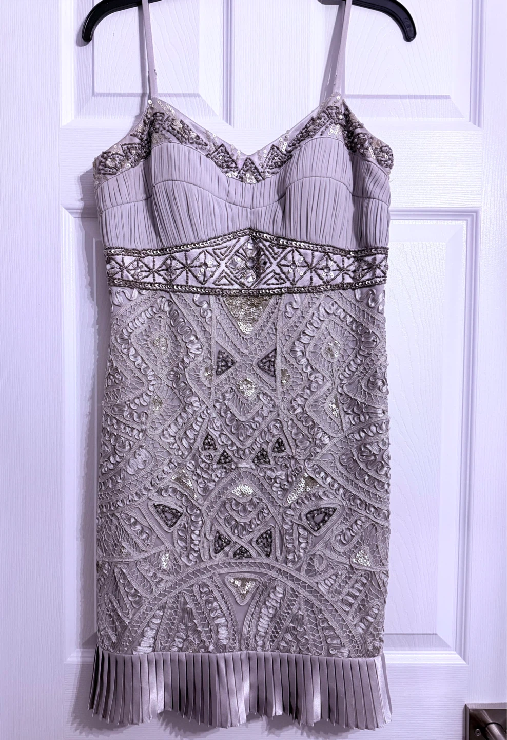 Sue Wong Nocturne Beaded Flapper Dress Size 10 - photo 2