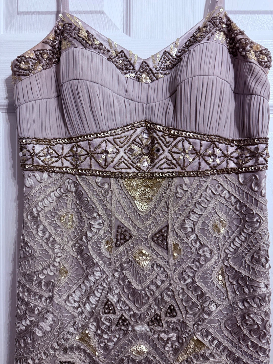 Sue Wong Nocturne Beaded Flapper Dress Size 10 - photo 4