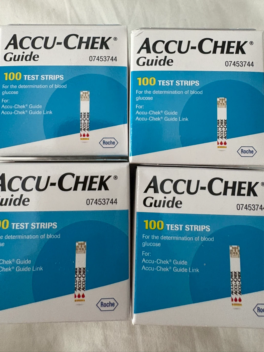 Accu-Chek Guide Blood Glucose Test Strips - 100 Count