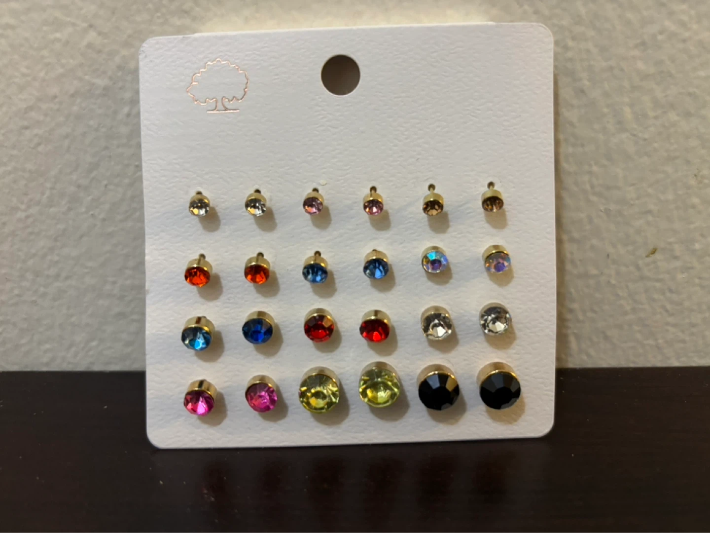BRAND NEW-Set of 16 Stud Earrings