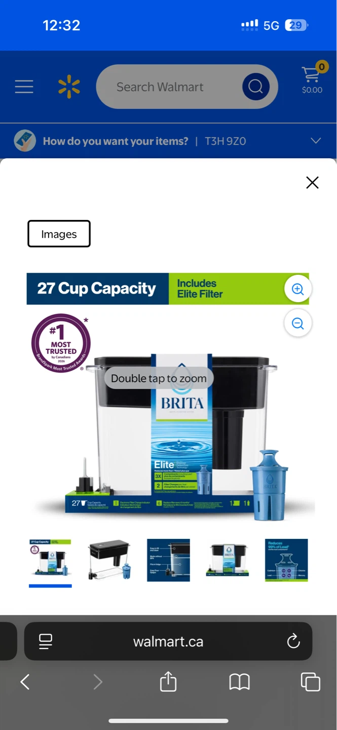 Brita 27-Cup Elite Filter Water Dispenser – UltraMax, Black