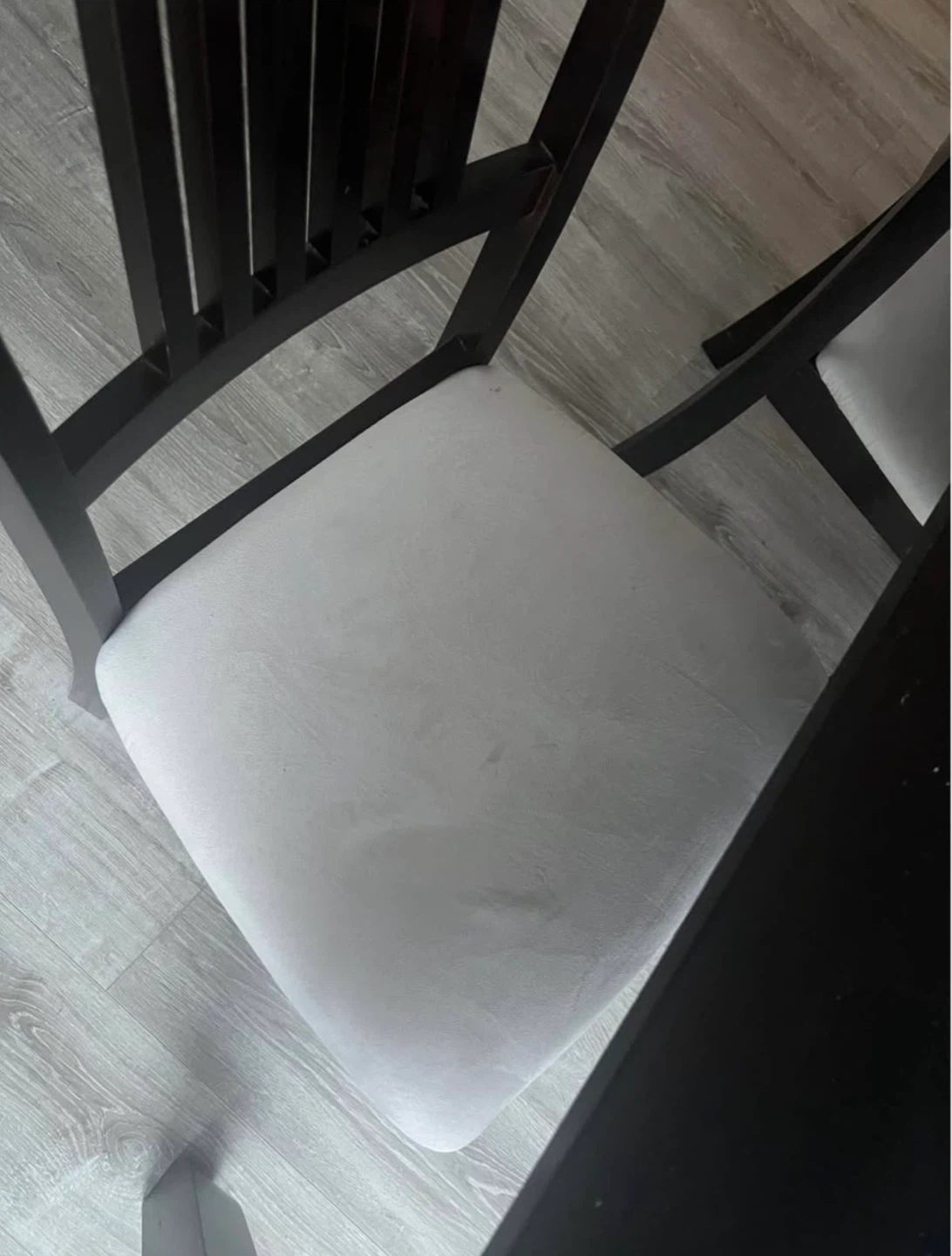 Dark Wood Dining Table with 4 Chairs - photo 4