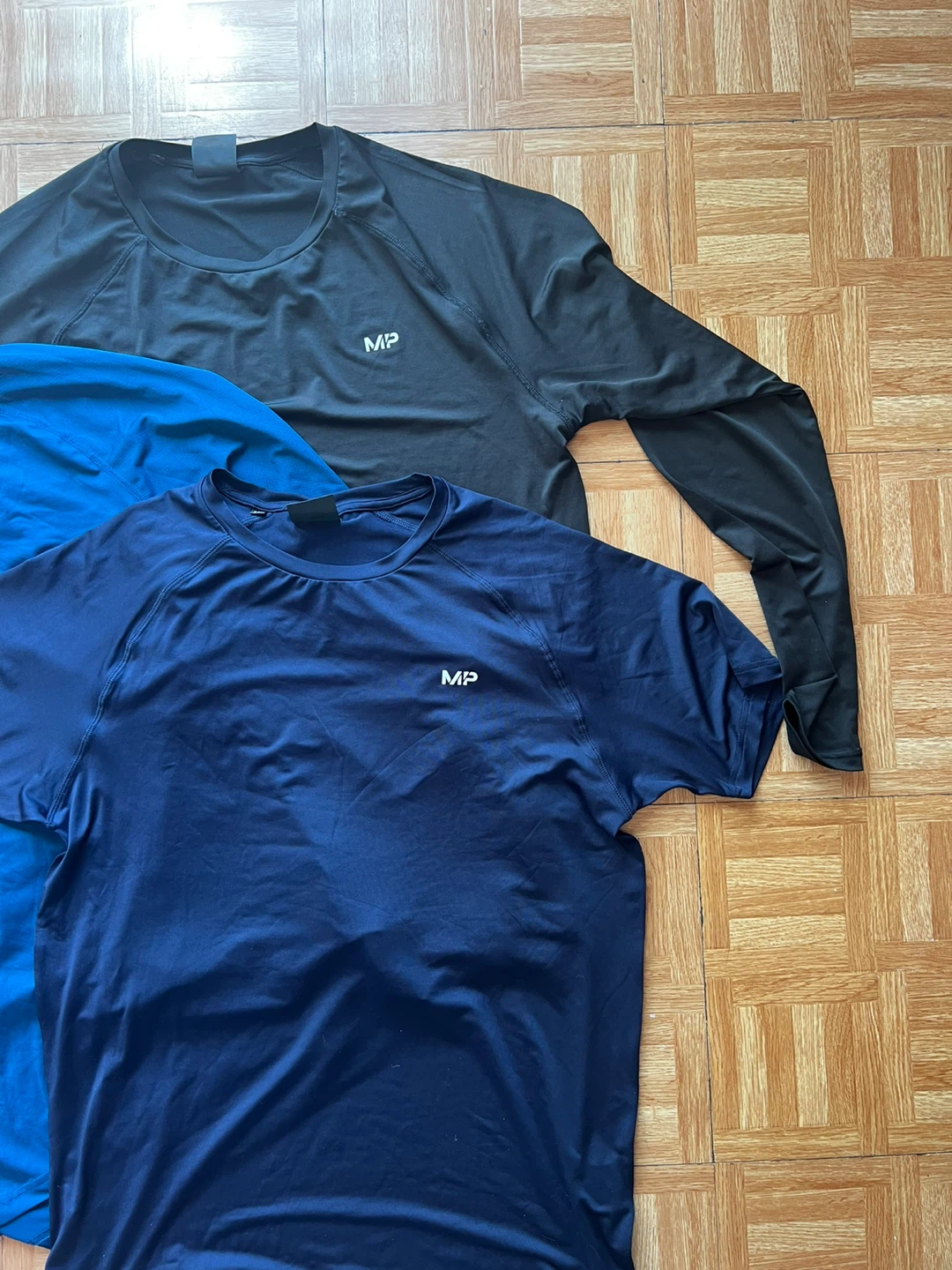MP Activewear T-Shirts - 3 Pack (Blue, Navy, Black) - photo 3