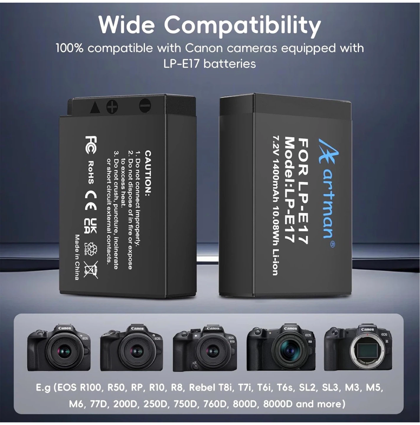 Artman Dual Battery Charger for LP-E17 Cameras - photo 3
