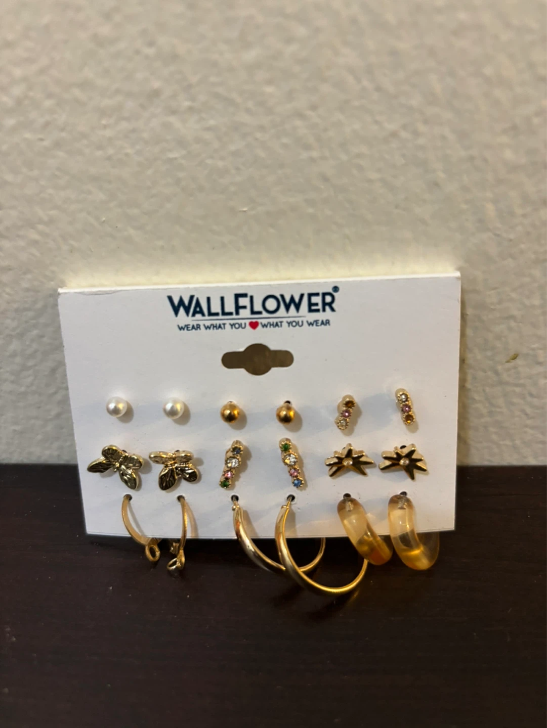 NEW-Wallflower 12-Piece Earring Set