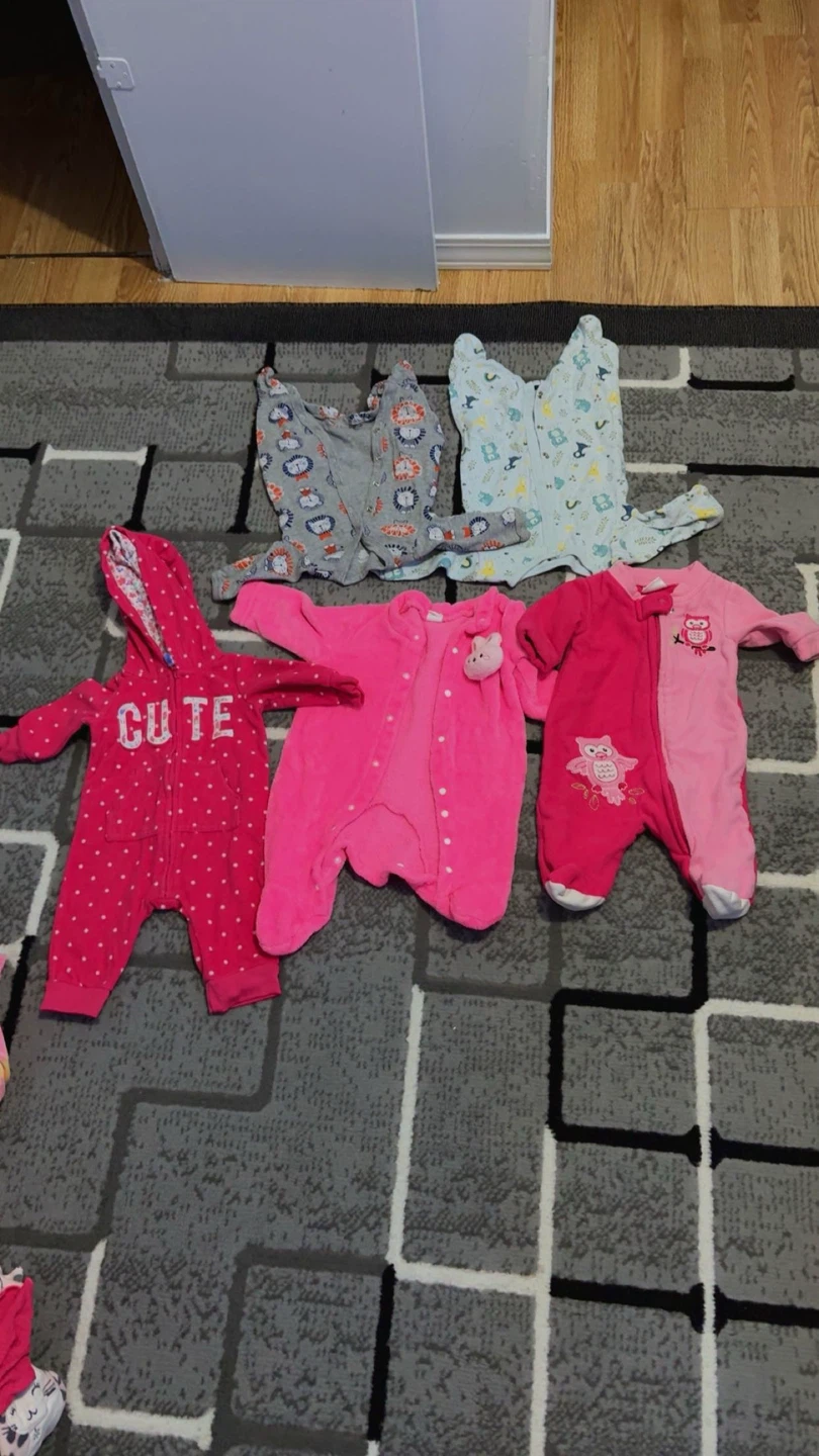 Baby Sleepers and Outfits Bundle (Multiple Brands) - photo 3
