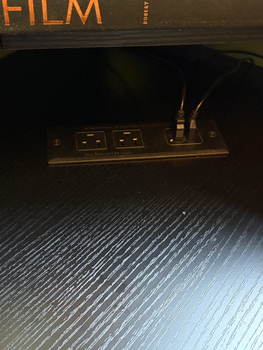 Black Corner Desk  (like new) - photo 2