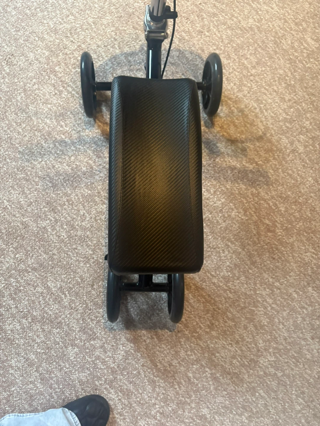 Black Folding Knee Scooter with Basket - photo 3